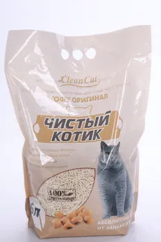 Наполнитель Чистый котик тофу 6 л