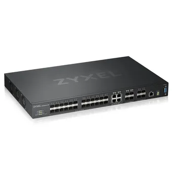 Коммутатор ZYXEL XGS4600-32F, управляемый, кол-во портов: 24x1 Гбит/с, кол-во SFP/uplink: 4x10 Гбит/с, установка в стойку (XGS4600-32F-ZZ0102F)