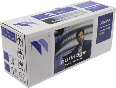 Картридж лазерный NV Print NV-CB435A (35A), черный, 1500 страниц, совместимый для LaserJet P1005 / P1006