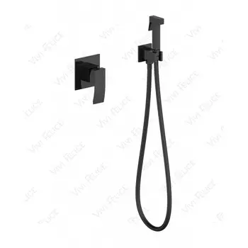 Гигиенический душ Felice 1015 NERO OPACO со смесителем черный матовый