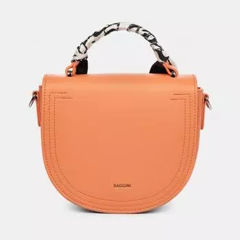 18368/25 Сумка женская,иск.кожа 22х19х6 рыжий