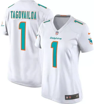 Женская белая игровая майка Nike Miami Dolphins Tua Tagovailoa #1