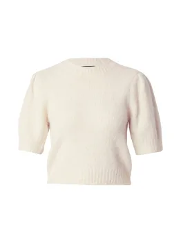 Тонкий вязаный свитер VERO MODA Sweater VMNovah, кремовый