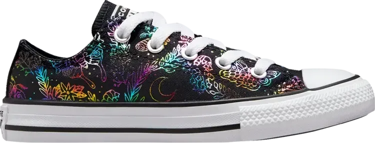 Кроссовки Converse Chuck Taylor All Star Low PS Butterfly Shine, черный