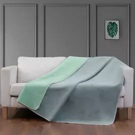 Плед Arya Home Melissa мятный с серым 150х200 см