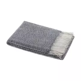 Плед Home Blanket Andra Белый с серым 140х200 см