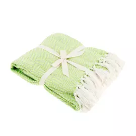 Плед Homelines textiles diamond 180x200cm green