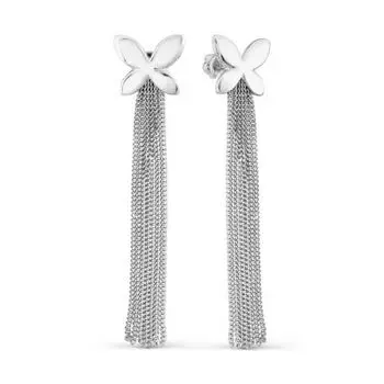 Серьги из серебра Линии Любви