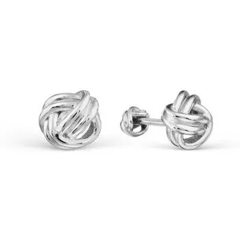 Серьги из серебра Линии Любви
