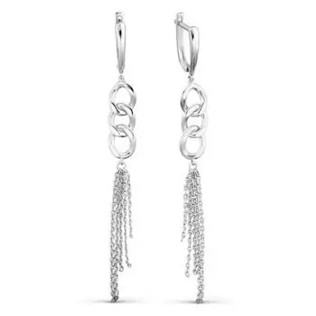 Серьги из серебра Линии Любви