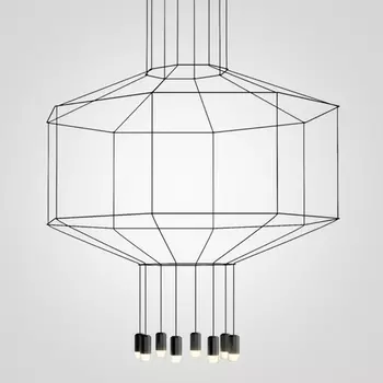 Подвесной светильник светодиодный Wireflow 0299 Octagonal Pendan ImperiumLoft 40.1634