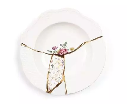 Тарелка глубокая Kintsugi