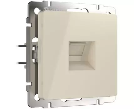 Телефонная розетка RJ-11 Werkel WL03-RJ-11-ivory