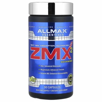 ALLMAX Nutrition, ZMX2, хелат магния с улучшенной усвояемостью, 90 капсул