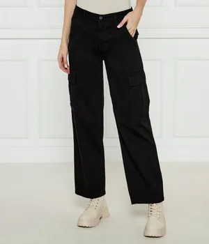 Брюки-карго Guess Jeans Relaxed Fit, черный