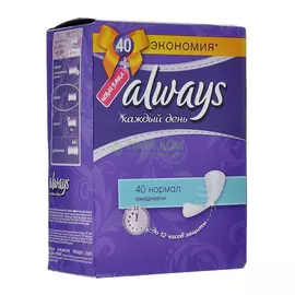 Прокладки Always Normal ежедневные 40шт