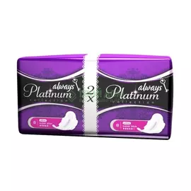 Женские гигиенические прокладки с крылышками Always Platinum Супер Плюс, размер 3, 16шт