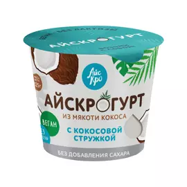 Продукт кокосовый АйсКро с кокосовой стружкой 125 г