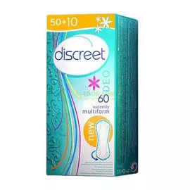 Женские ежедневные прокладки Discreet Multiform Водная лилия, 60 шт