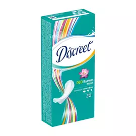 Женские ежедневные прокладки Discreet Multiform Водная лилия, 20 шт