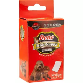 Прокладки Dono Mini Nappy при течке у животных размер М 10 шт