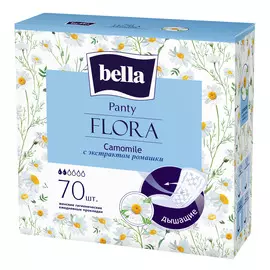 Прокладки ежедневные Bella Panty Flora Camomile Ромашка 70 шт