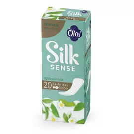 Прокладки ежедневные Ola! Silk Sense Daily Deo Зеленый чай 20 шт