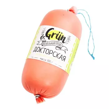 Продукт растительный Dr.Grun Колбаса Докторская 300 г
