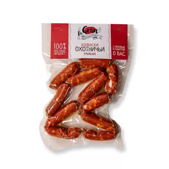Продукт растительный Dr.Grun Колбаски охотничьи мини 150 г