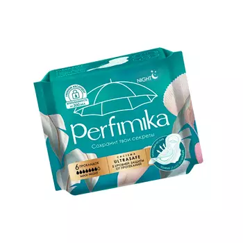 Прокладки женские Perfimika Maxi Night гигиенические 6 шт
