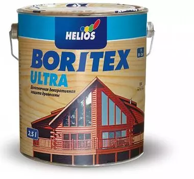 Пропитка Helios boritex ultra 2.5л №13 белая