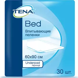 Простыни Tena Bed Underpad Normal 60х60 см 30 шт