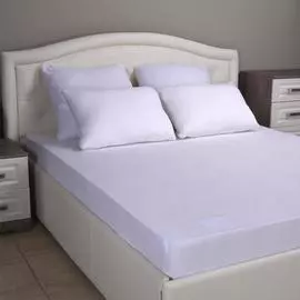 Простыня на резинке Cleanelly белая 180х200 см (ПР6.49 603)