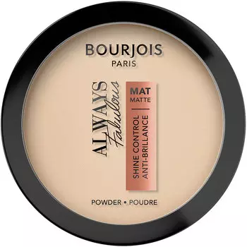 Пудра компактная для лица BOURJOIS ALWAYS FABULOUS матирующая тон 108 apricot ivory