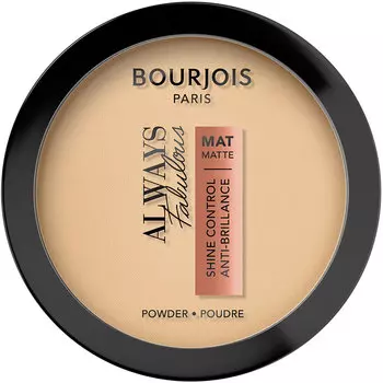 Пудра компактная для лица BOURJOIS ALWAYS FABULOUS матирующая тон 115 golden ivory