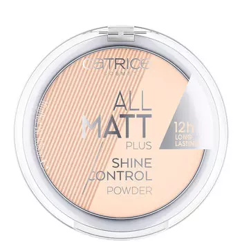 Пудра компактная для лица CATRICE ALL MATT PLUS матирующая тон 010 transparent