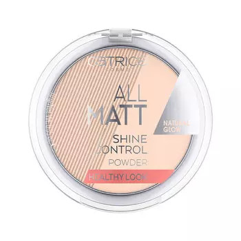 Пудра компактная для лица CATRICE ALL MATT SHINE CONTROL POWDER HEALTHY LOOK тон 100 neutral fresh beige