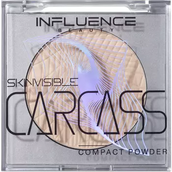 Пудра компактная для лица INFLUENCE BEAUTY SKINVISIBLE CARCASS тон 03