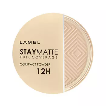 Пудра компактная для лица LAMEL PROFESSIONAL STAY MATTE COMPACT POWDER тон 402