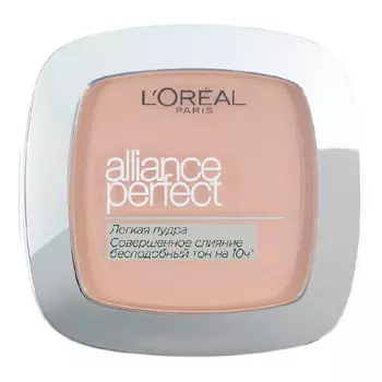 Пудра компактная для лица LOREAL ALLIANCE PERFECT Совершенное слияние тон D3 светло-бежевый