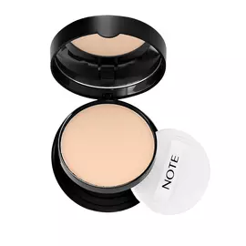Пудра компактная для лица NOTE LUMINIOUS SILK COMPACT POWDER с эффектом сияния тон 197