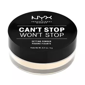 Пудра рассыпчатая для лица NYX PROFESSIONAL MAKEUP CANT STOP WONT STOP тон 01