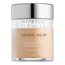 Пудра рассыпчатая для лица PHYSICIANS FORMULA MINERAL WEAR минеральная тон прозрачный
