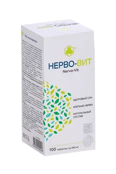 Нерво-Вит, 0,24 г, 100 шт, таблетки