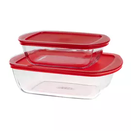 Набор стеклянных форм Pyrex 2 шт 1,1/2,5 л