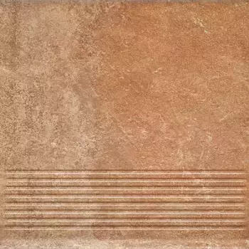 Ступень «Ceramika Paradyz» Scandiano Rosso Matt. 30x30 prosta rosso