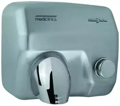 Сушилка для рук «Mediclinics» Saniflow E05CS на стену матовый хром