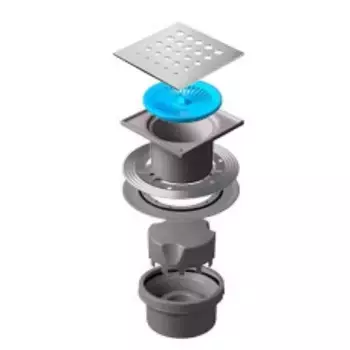 Трап для душа «Pestan» Confluo Standard Drops Vertical 13000020 вертикальный выпуск хром