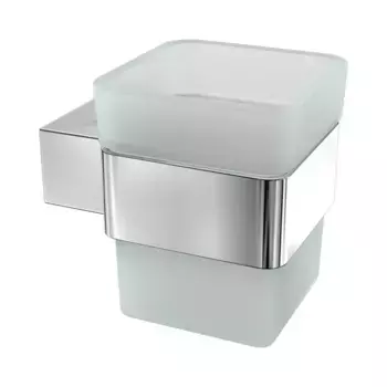 Стакан для зубных щёток «Lemark» Smooth Line 9731013 на стену хром