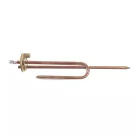 Тэн для водонагревателя, медь, 2 кВт, R48 мм, под анод, М5, RCA, Ariston, М30026